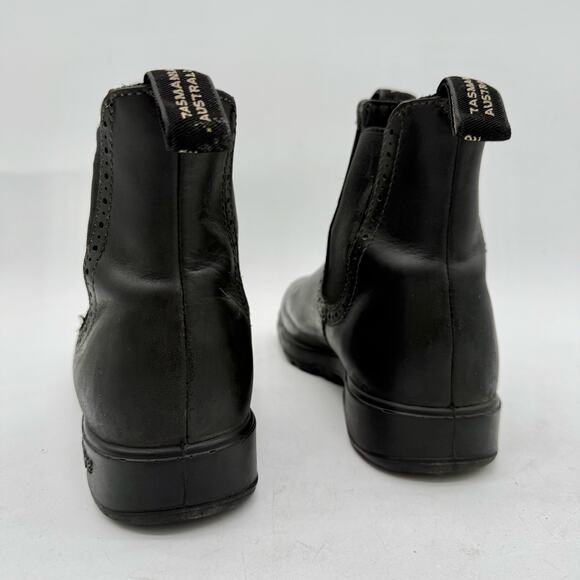 Blundstone Classic Black Leather Pull-On Chelsea Boots Women's Size 8.5 - Picture 6 of 8